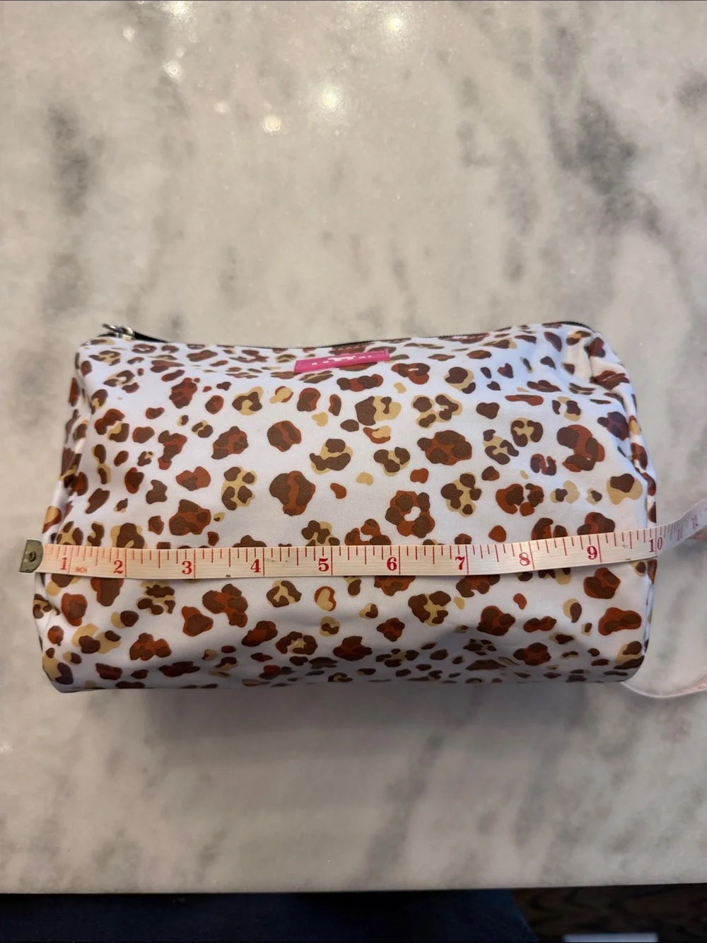 SCOUT Packin' Heat makeup bag in leopard 🐆 print pattern